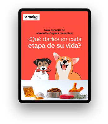 Guía de alimentación para perros y gatos en formato ebook: recomendaciones por etapa de vida y raciones.